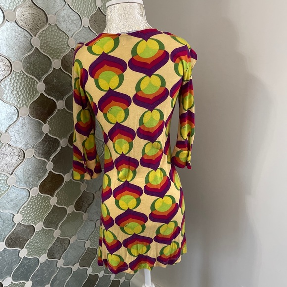 T-Bags Los Angeles printed boho dress Size Medium - Picture 3 of 9